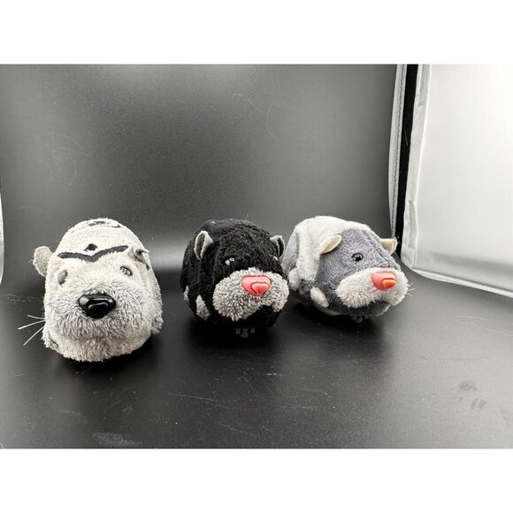 Zhu Zhu Pets Hamsters Zuzu Animated Animals Lot 3 All Tested Working 2008 READ - Picture 1 of 16